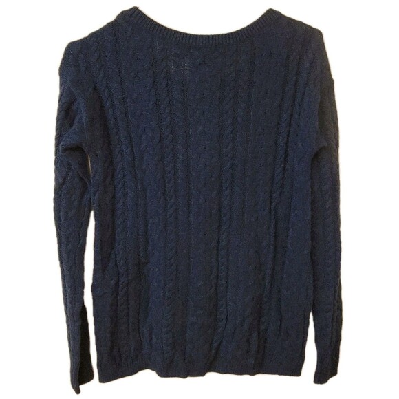 NWT American Eagle Outfitters  Blue Knitted Size XXS Women Sweater With Zippers - Picture 2 of 7